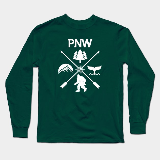 PNW Adventure Long Sleeve T-Shirt by dustbrain